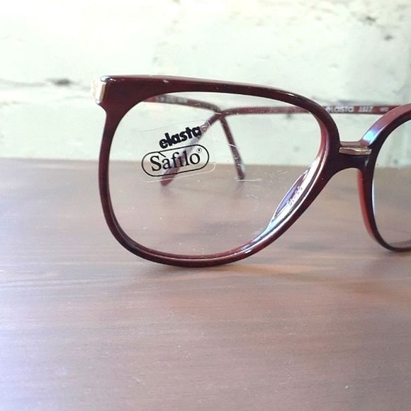 Authentically Vintage Safilo Eyeglass Frames, Prescription-ready, Brown - Picture 4 of 5